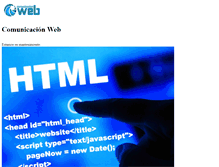 Tablet Screenshot of comunicacionweb.com.mx